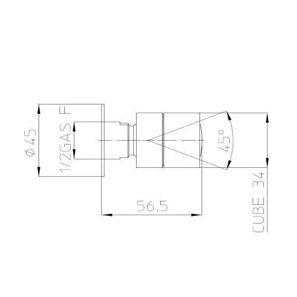 Душевая форсунка Bossini Cubic I00141.030