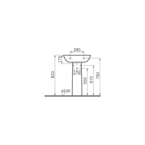 Пьедестал VITRA S20 5529B003-0156