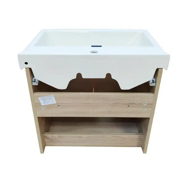 Подвесная тумба с раковиной Comforty Тромсе 60 дуб сонома 00004142217CF