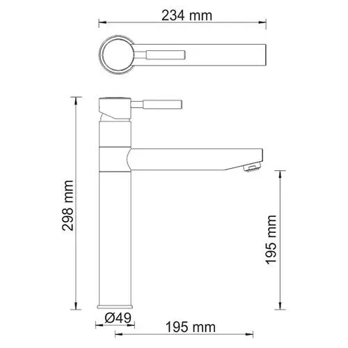 Смеситель для кухни WasserKRAFT Wern 4207