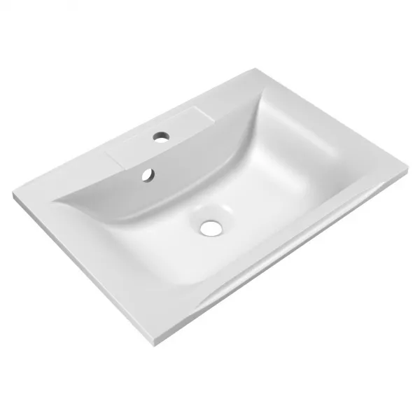 Раковина из литьевого мрамора BelBagno BB650/450-LV-MR-PR, 65 см
