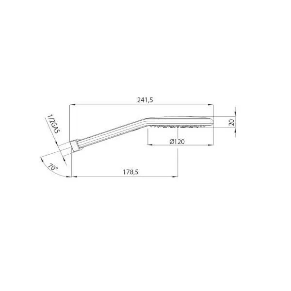 Душевая лейка Bossini Agua Fit Air B00172.030