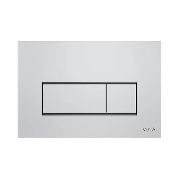 Кнопка смыва VITRA Root Square 740-2380, матовый хром