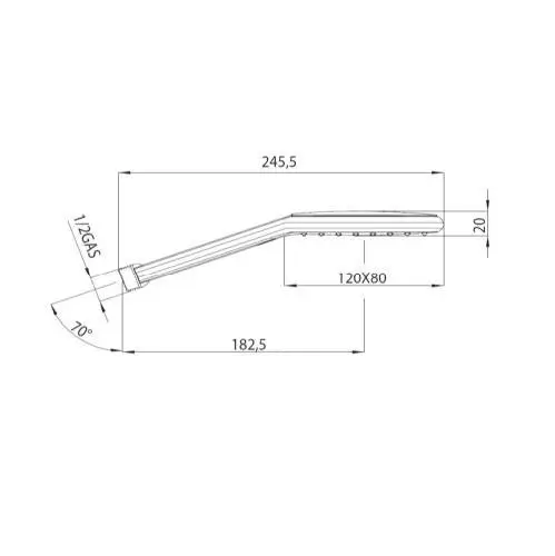 Душевая лейка Bossini Agua Fit Air B00174.030
