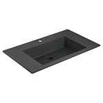 Раковина Vincea VCB-13800B из кварца, цвет черный