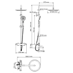 Душевая система с термостатом WasserKRAFT Thermo A28801