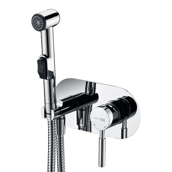 Встраиваемый смеситель с гигиеническим душем WasserKRAFT Main 4138