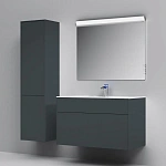 M50AFHX1003GM Inspire V2.0, База под раковину, подвесная, 100 см, 3 ящика, push-to-open, графит мато