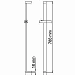 Штанга для душа WasserKRAFT A048