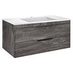 Тумба под раковину Vincea Chiara 2D 1000 подвесная, 2 выкатных ящика soft-close, G.Stone