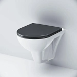Унитаз подвесной AM.PM Gem FlashClean C901700SCmb безободковый