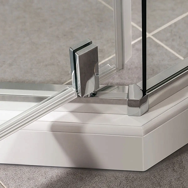 Душевой уголок Vincea Slim-U VSP-2SU900CL, 900*900, хром, стекло прозрачное