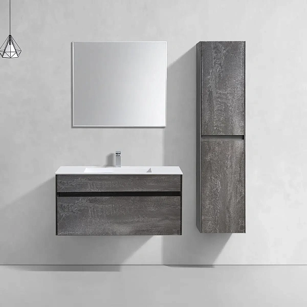 Тумба под раковину Vincea Chiara 1000 подвесная, 1 выкатной ящик soft-close, G.Stone