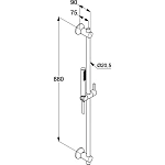 Душевой гарнитур Kludi Nova Fonte Déco 2084005-35