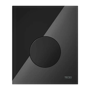 Стеклянная кнопка смыва Tece TECEloop 9242657 черная