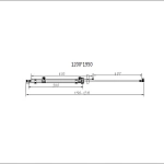 Душевая дверь Vincea Como-N VDS-4CN120CLB, 1200, черный, стекло прозрачное