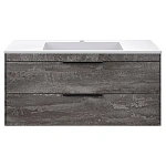 Тумба под раковину Vincea Chiara 2D 1000 подвесная, 2 выкатных ящика soft-close, G.Stone