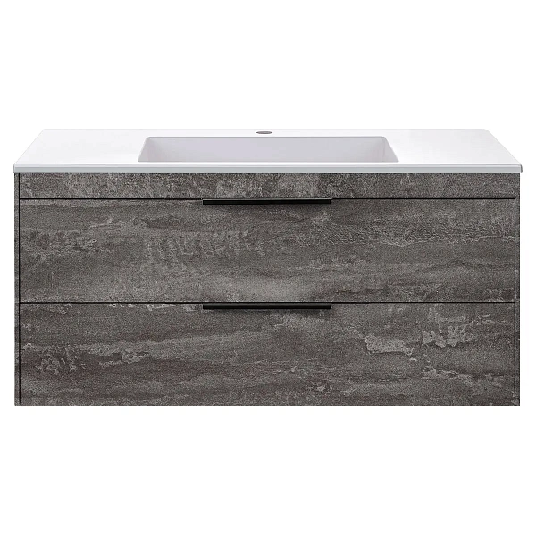 Тумба под раковину Vincea Chiara 2D 1000 подвесная, 2 выкатных ящика soft-close, G.Stone