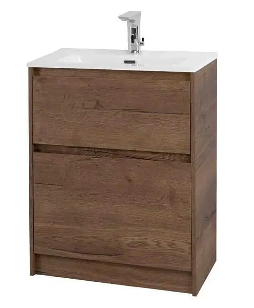 Тумба под раковину напольная BelBagno KRAFT39-500/390-2C-PIA-RT Rovere Tabacco, 50 см