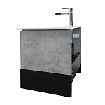 Подвесная тумба с раковиной Comforty Франкфурт 60 бетон светлый 00-00004332CF