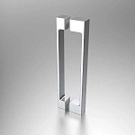 Душевая дверь Vincea Alpha VDS-3AL110CLB, 1100, черный, стекло прозрачное