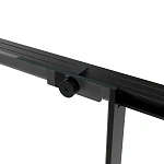 Душевая дверь Vincea Slim Soft VDS-1SS140CLB, 1400, черный, стекло прозрачное
