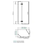 Душевой уголок WasserKRAFT Aller 120х80 см 10H06L