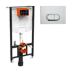 Система инсталляции для унитазов VITRA Uno 730-5800-01EXP с кнопкой смыва