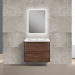 Тумба под раковину Vincea Vico 600 подвесная, 2 выкатных ящика soft close, R.Wood
