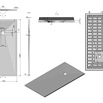 Поддон для душа из искусственного камня Vincea VST-4SR9018W, 1800*900*30, белый матовый