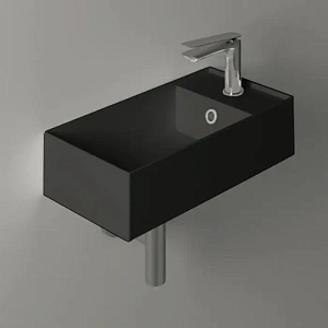 Подвесная раковина Simas Agile AG50 nero matt*1 50 см