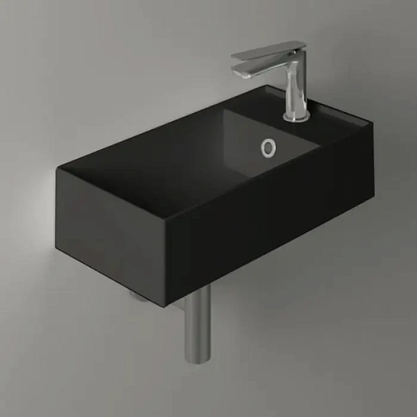 Подвесная раковина Simas Agile AG50 nero matt*1 50 см
