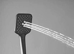 Душевая стойка Vincea Cube VSFS-1C1BG с изливом, брашированное золото