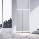 Душевая дверь Vincea Slim-N VDS-4SN110CLB, 1100, черный, стекло прозрачное