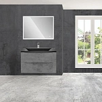 Тумба под раковину Vincea Mia 750 подвесная, 2 выкатных ящика soft close, Beton
