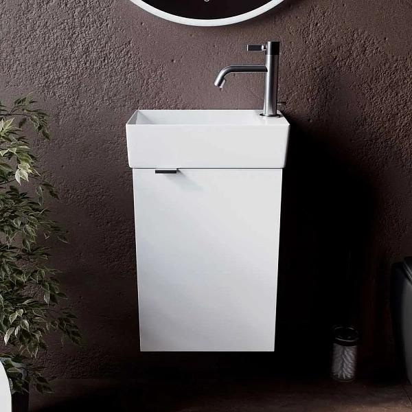 Тумба под раковину подвесная Sancos Mini MN35WR, 37.5 см, правая