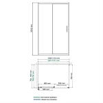 Душевой уголок WasserKRAFT Main 130х80 см 41S32