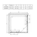 Душевой уголок Vincea Rapid VSS-3R80/90CL, (800-900)x(800-900), хром, стекло прозрачное