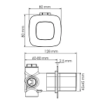 Дивертор WasserKRAFT Saale A266
