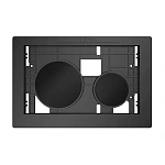Кнопка смыва Tece TECEloop modular без лицевой панели 9240619 черная матовая