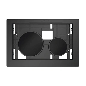Кнопка смыва Tece TECEloop modular без лицевой панели 9240619 черная матовая