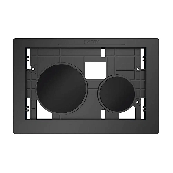 Кнопка смыва Tece TECEloop modular без лицевой панели 9240619 черная матовая
