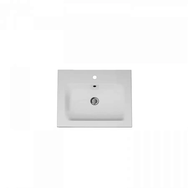 M70AWCC0602WG Spirit V2.0, Раковина мебельная, керамическая, 60 см, встроенная, цвет: белый, глянец