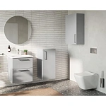 Унитаз подвесной с функцией биде и встроенным смесителем VITRA Integra 7082B003-7209 безободковый