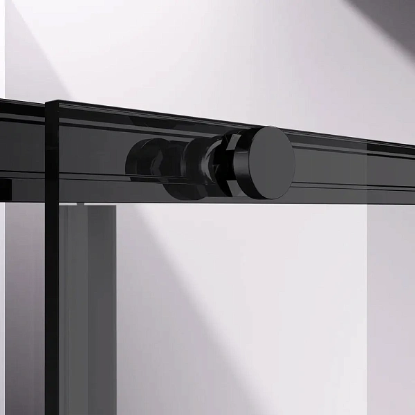 Душевая дверь Vincea Slim-N VDS-4SN110CLB, 1100, черный, стекло прозрачное