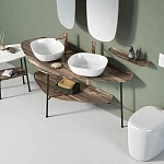 Накладная раковина VITRA Plural 7810B401-0016 45 см, белая матовая