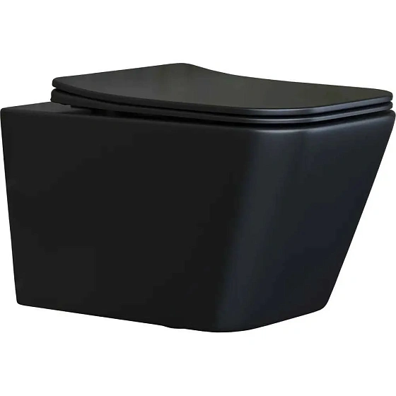 Унитаз подвесной Ceramica Nova Metric CN3007MB, черный матовый