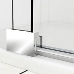 Душевая дверь Vincea Extra VDP-1E9010CLB, 900/1000, черный, стекло прозрачное