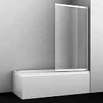 Стеклянная шторка для ванны WasserKRAFT Main 100х140 см 41S02-100R Matt glass