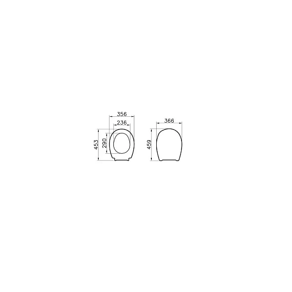 Сиденье для унитаза VITRA 115-003-001